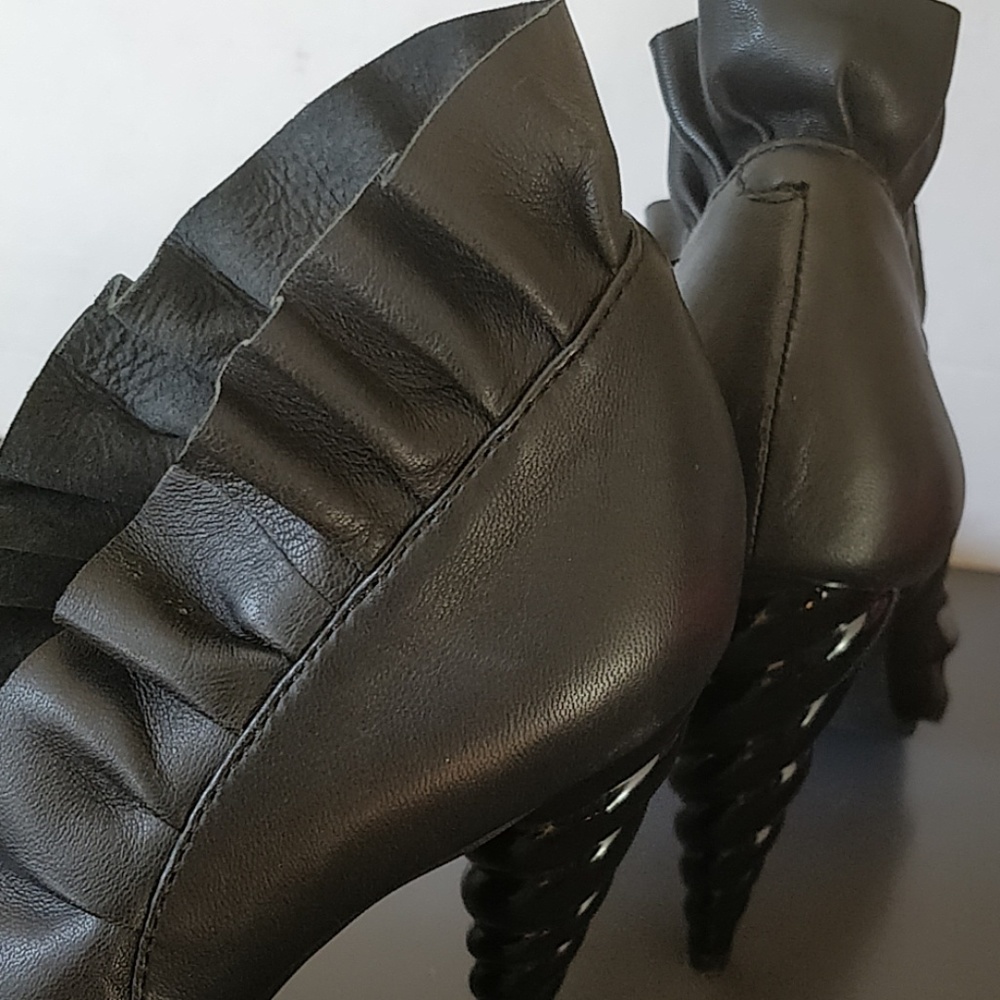 Jeffrey Campbell black unicorn heels. - Picture 5 of 5